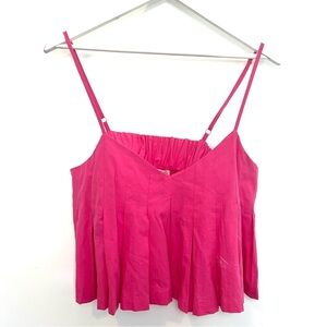 Pink Spaghetti Strap Top